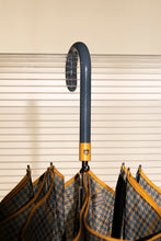 Load image into Gallery viewer, Ezpeleta Parasol and Long Umbrella for Women. Manual with Curved Handle. Upf 50+ Sun Protection. Striped Print / Sailor