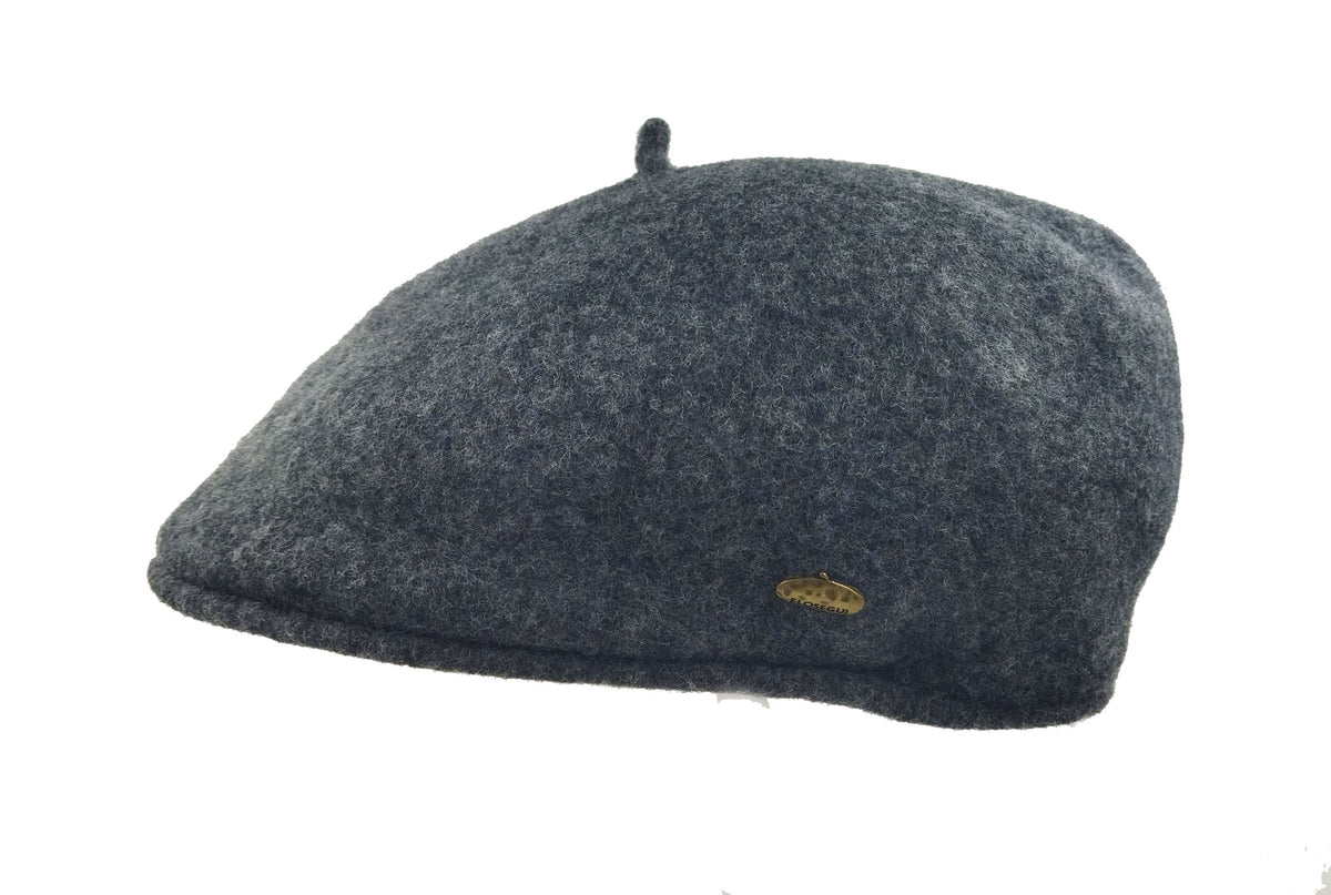 Vintage Boinas Elósegui Gray Wool Beret MELANGE GRAY BERET With Cabillou 100% Wool French Style - Etsy main image 3