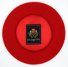 Cargar imagen en el visor de la galería, Boina Vasca Txapela Elosegui Superlujo sin badana 100% lana merino Impermeabilizada