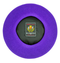 Cargar imagen en el visor de la galería, Boina Vasca Txapela Elosegui Superlujo sin badana 100% lana merino Impermeabilizada
