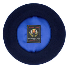 Cargar imagen en el visor de la galería, Boina Vasca Txapela Elosegui Superlujo sin badana 100% lana merino Impermeabilizada