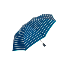 Load image into Gallery viewer, Ezpeleta Parasol and Long Umbrella for Women. Manual with Curved Handle. Upf 50+ Sun Protection. Striped Print / Sailor