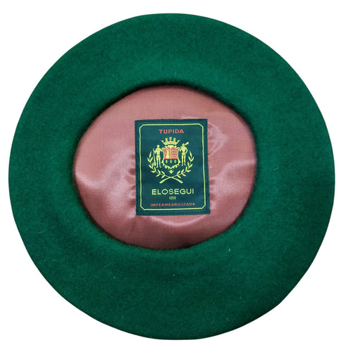 Basque beret Elosegui Exposición fina 100% merino wool without sweatband satin lining