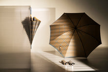 Load image into Gallery viewer, Ezpeleta Parasol and Long Umbrella for Women. Manual with Curved Handle. Upf 50+ Sun Protection. Striped Print / Sailor