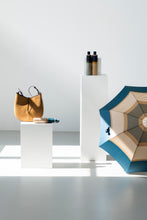 Charger l&#39;image dans la galerie, Paraguas EZPELETA 10434 . Plegable automático. Tejido rayas ,funda a juego