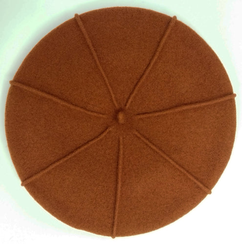 Elosegui Béret Basque pour femme modèle Borobil avec doublure 100% laine mérinos avec décoration symbole