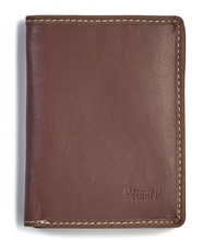 Carregar imagem no visualizador da galeria, Billetero sencillo pespuntes bicolor "Monpiel"