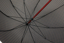 Carregar imagem no visualizador da galeria, Paraguas Ezpeleta 10897 Largo Cuadros Puño Madera - Apertura Automática Antiviento