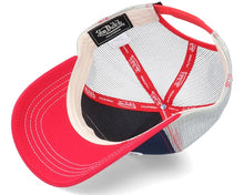 Cargar imagen en el visor de la galería, Gorra Trucker parche oval tricolor Von Dutch