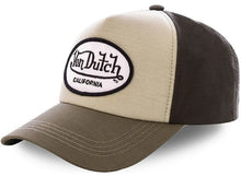 Cargar imagen en el visor de la galería, Gorra Trucker cerrada Von Dutch beige