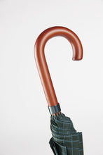 Carregar imagem no visualizador da galeria, Paraguas Ezpeleta 10897 Largo Cuadros Puño Madera - Apertura Automática Antiviento