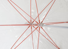 Cargar imagen en el visor de la galería, Paraguas Ezpeleta 10764 Transparente Antiviento - Mango Cachaba Cristal  Largo: 91 cm | Diámetro: 92 cm
Peso: 460 gramos
8 varillas antiviento
Apertura manual
Vivos disponibles en 4 colores