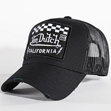 Carica l&#39;immagine nel visualizzatore di Gallery, Gorra Trucker  negra California race Von Dutch
