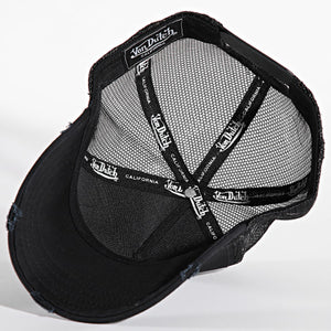 Gorra Trucker  negra California race Von Dutch