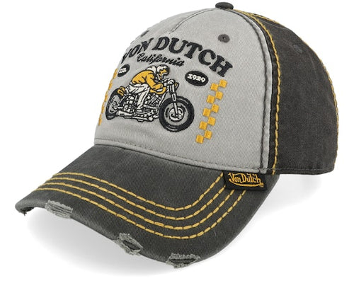 Gorra trucker retro Von Dutch sin rejilla