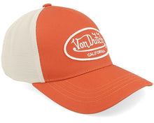 Charger l&#39;image dans la galerie, Gorra trucker logo Von Dutch naranja