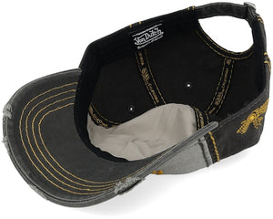 Gorra trucker retro Von Dutch sin rejilla