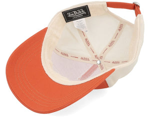 Gorra trucker logo Von Dutch naranja