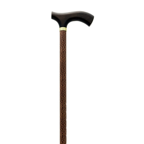Muletilla extensible piel mate y puño de madera - El triunfo Velayos