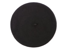 Load image into Gallery viewer, Boina Vasca Txapela Elosegui 1858 negra 100% lana merino Impermeabilizada con badana - El triunfo Velayos